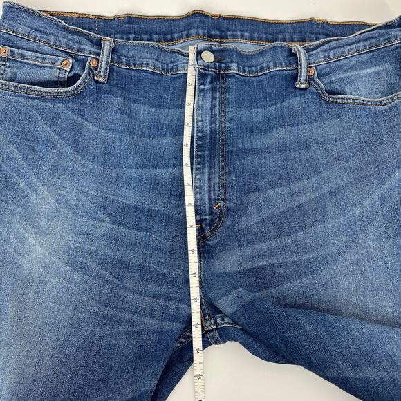 Levis 513 Mens Stretch Jeans Size 42 x 34 Straight Leg - Picture 5 of 8